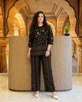 Terra Glow Co-Ord Set -Black